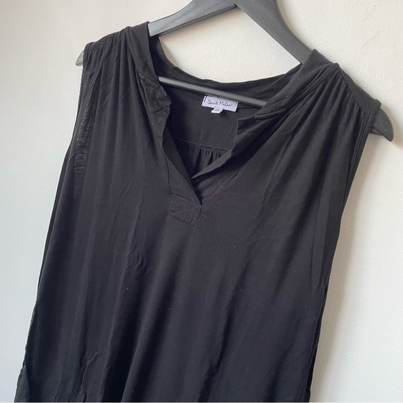 Dante Malan Black Sleeveless Tee - Picture 1 of 5